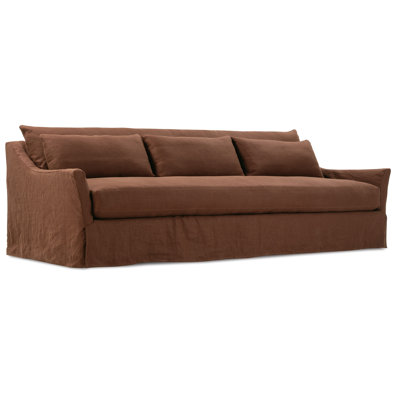 Moreau 110'' Slip Sofa Bench Cushion