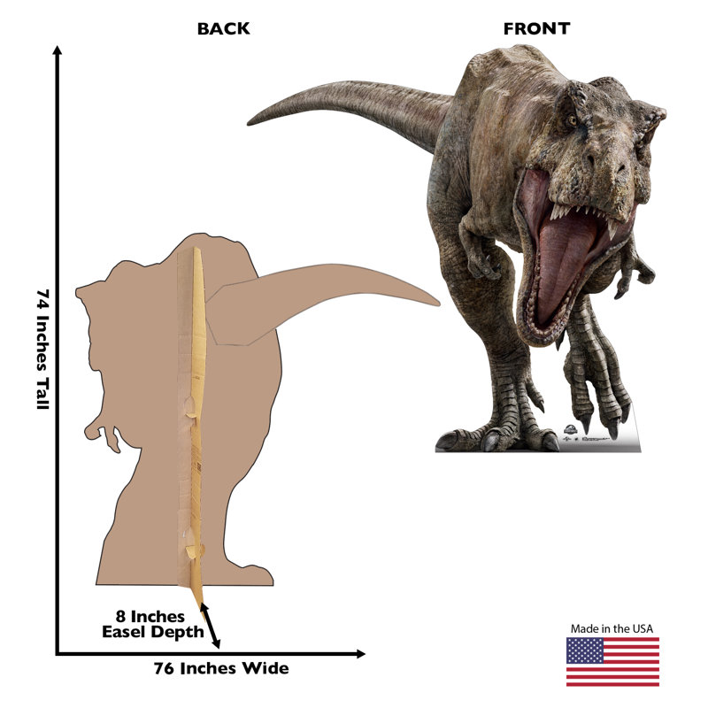 Jurassic World Life-Size T-Rex Cardboard Cutout Standee