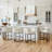 27"Upholstered Counter Stools With Curved Barrel Back, Metal Frame And Footrest-122567017