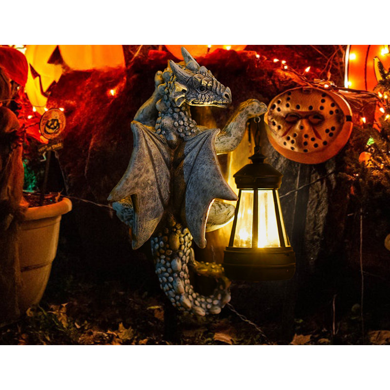 Dragon Tree Hugger With Solar Lanten