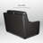 Harpster Leather Power Reclining Loveseat with Zero Wall and Concealed Footrests-110447891