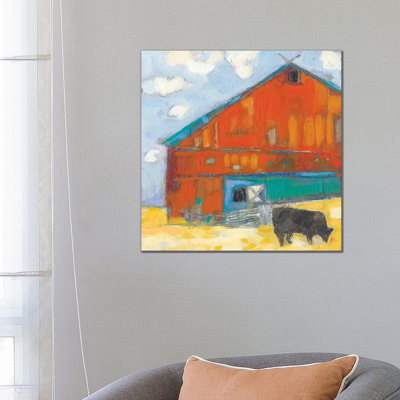 Schullsburg Barn 1 Piece Wrapped Canvas Painting