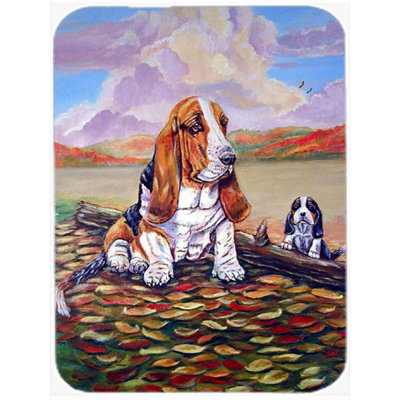 Planche à découper en verre Basset Hound Little One