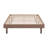 Twin Size Classic Wooden Floating Bed Frame,Low Profile Platform Bed With Sturdy Slats Support,No Headboard,No Box Spring Needed,Easy Assembly  (Walnut, Twin)-1424359555-1424359554
