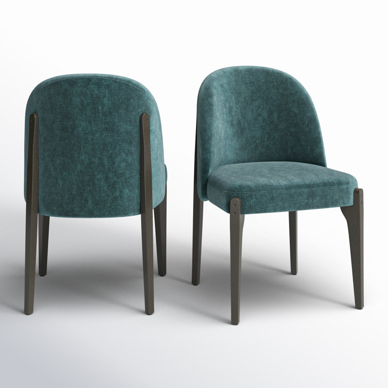 Chaise de salle à manger Pietta, Bleu