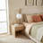KENDRA WHITE GLOBE LAMPSHADE TABLE LAMP WITH MARBLE BASE