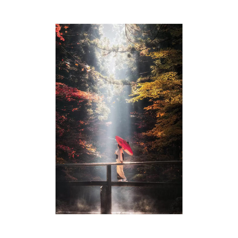 Autumn In Japan XXVII by Daisuke Uematsu - Print on Canvas, 30.48cm H x 20.32cm W x 1.91cm D, Wrapped Canvas