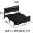 Metal Bed Frame with Strong Steel Slat Support, Heavy Duty Platform Bed-813924971-813924970