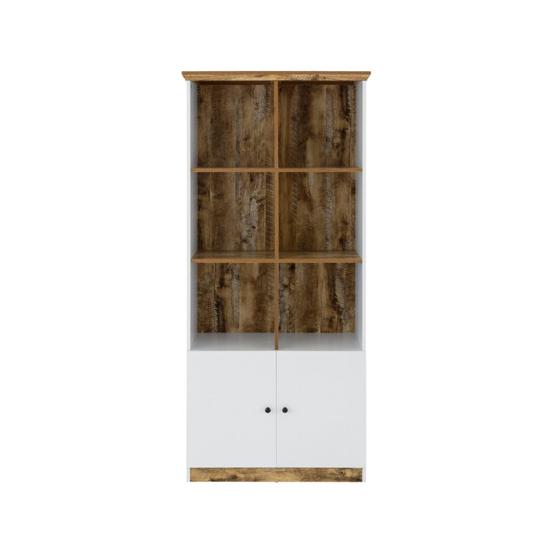 Bryndal 181.5 cm H x 80 cm W Standard Bookcase, White