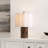Rosalie 17.5" Marble Table Lamp