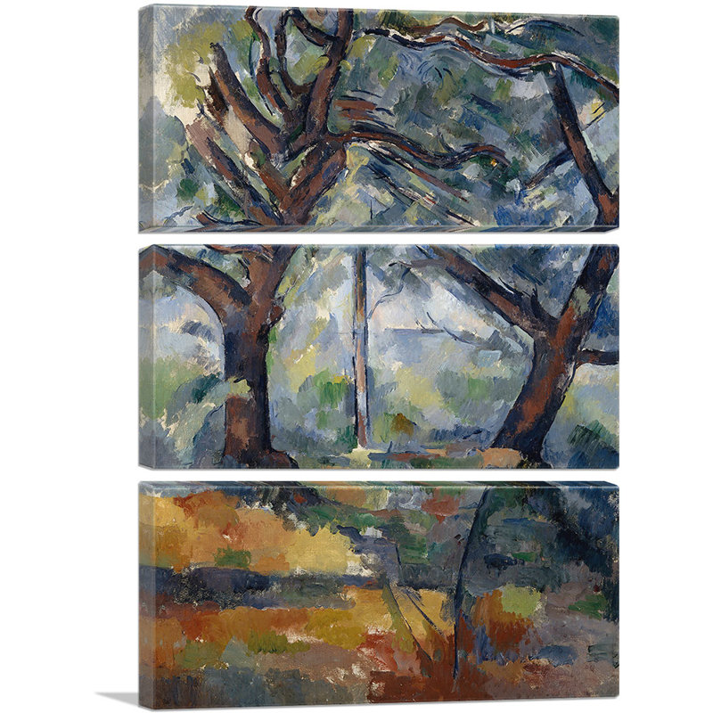 The Big Trees 1904 - 3 pièces, H 60 po x l 40 po x P 0,75 po