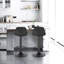 Rikard Swivel Upholstered Adjustable Height Counter Stool-353913172