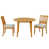 3 Pieces: Table, 2 Chairs sélectionné