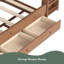 Lit de jour avec couchette, cadre de lit de jour en bois avec tiroirs de rangement, tablettes latérales et bureau-1834500190-1834500184