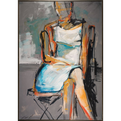 The Girl Next Door I Framed Acrylic Painting Print