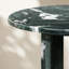 Table basse ronde en marbre naturel, 17,7 po de largeur, style luxueux, surface polie H 15,8 po, finition, assemblage facile