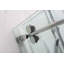 76'' H Single Added Frameless Shower Door with Clear Glass