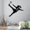 Adhésif décoratif football soccer - autocollant en vinyle nom personnalisé pour chambre d'enfant ou salle de jeux, décoration murale à thème sport, adhérence forte et retrait facile, bon cadeau pour les garçons DS-25