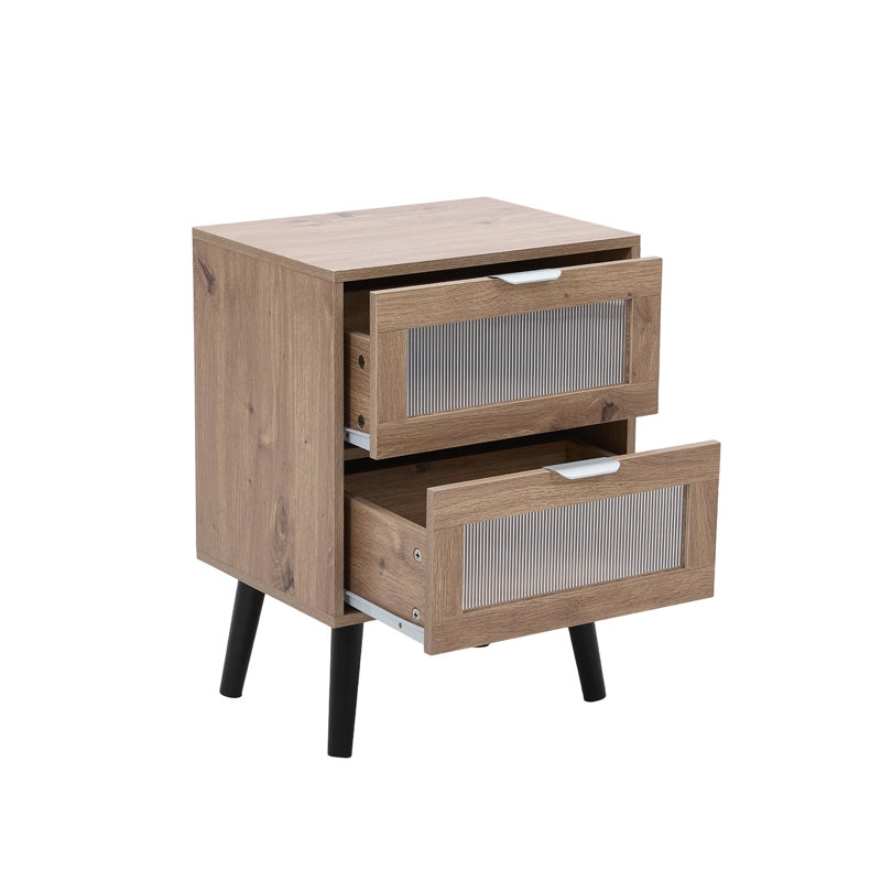 40 cm W Acrylic Bedside Table