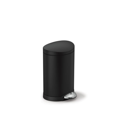 Simplehuman 6L Semi-Round Bathroom Pedal Bin