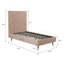 Lit simple en velours Crosby-2033968784-2033968799