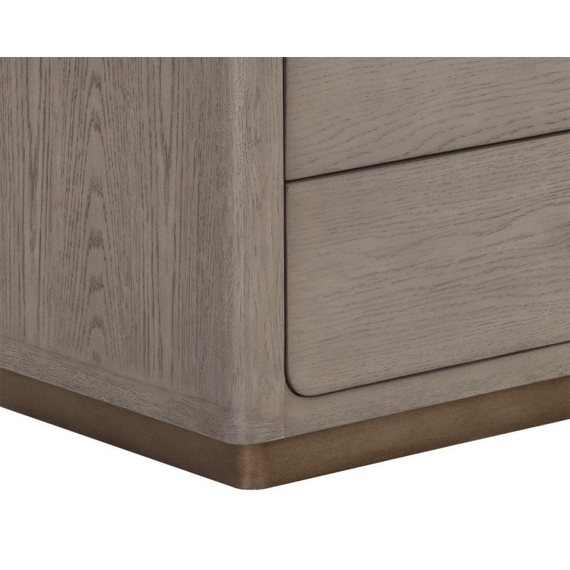 DANETTE 6 - Drawer Dresser, Gray