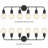 Juno 6 - Light Dimmable Steel Bathroom Vanity Light-816681941-816681936