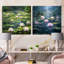 Magical Lotus Lily Pad Pond - lot de 2 lotus carrés-1871342081-1871342335