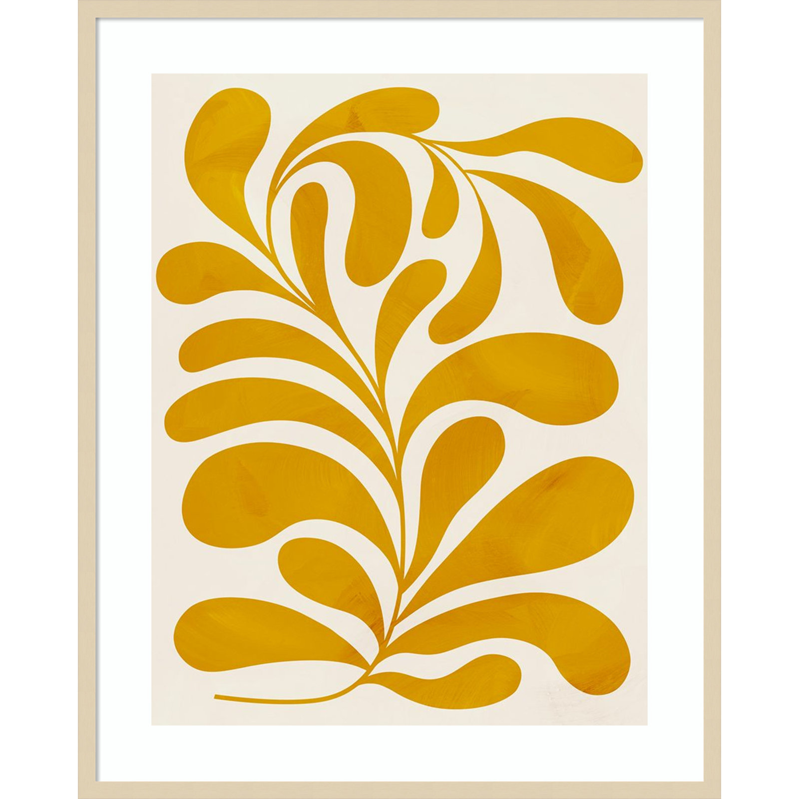 Goldenrod II by Grace Popp, Natural, 41" H x 33" W x 1" D