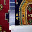Oniskey Cotton Oriental Area Rug in Navy