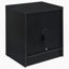 Black 2-Drawer Nightstand LED Lights And USB-949583802