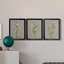 «White Field Flowers I», ensemble de 3 impressions sur toile encadrées-1995759345-1995759344