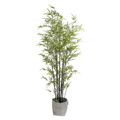 72'' Faux Bamboo Tree in Ecopaper Pot Liner