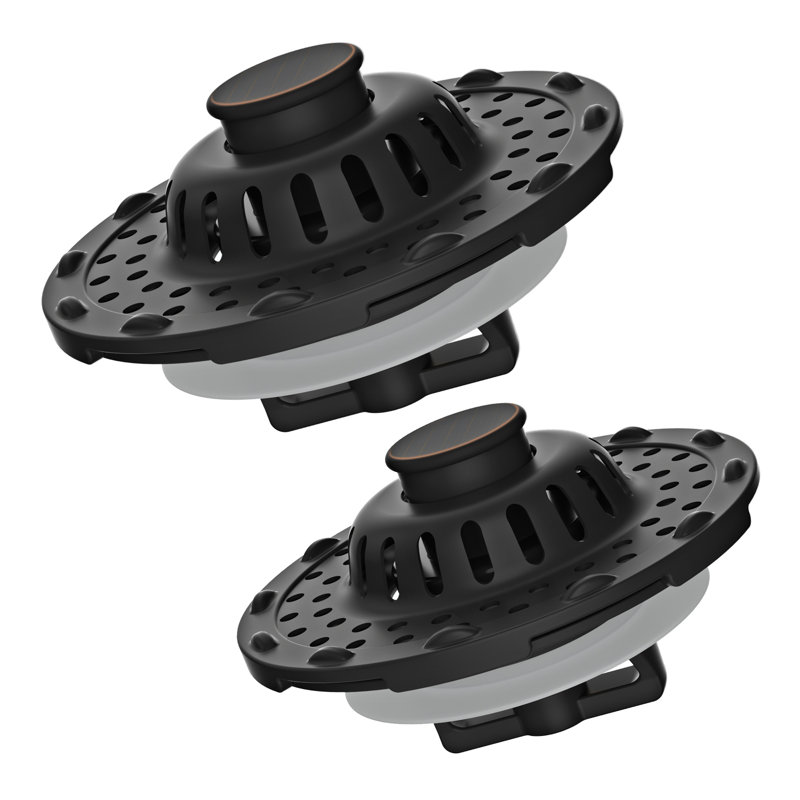 Bouchon de drain de baignoire en métal 2PCS, Bronze frotté à l'huile