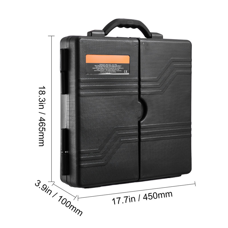 207-Piece Mechanics Tool Set - Professional SAE & Metric Socket Kit with Heavy-Duty Case