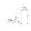 Skaiste 40cm W Particle Board / Chipboard Bedside Table