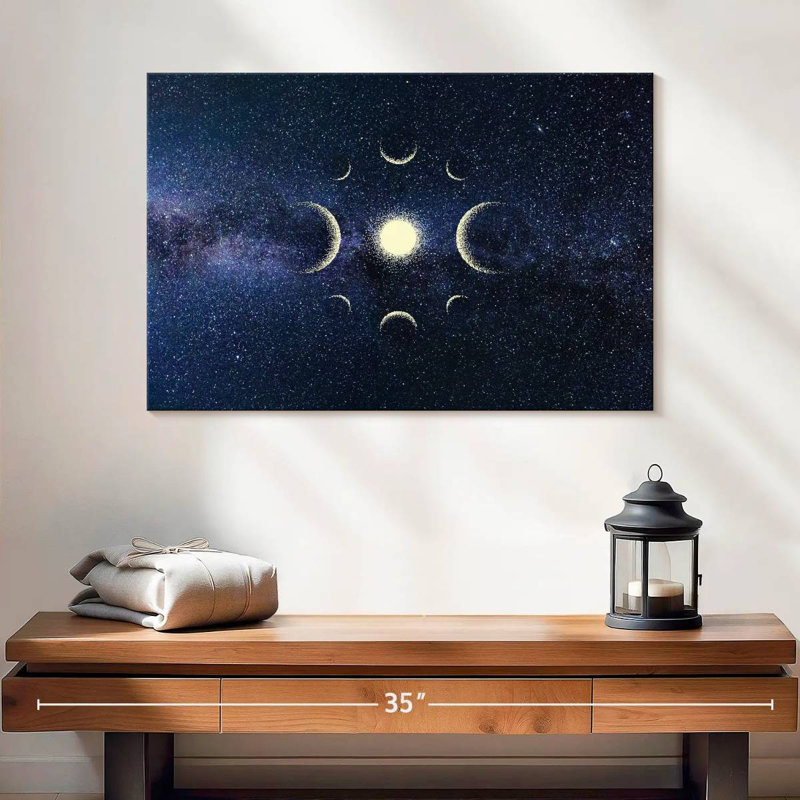 Oberle Abstract Space, 16" H x 24" W