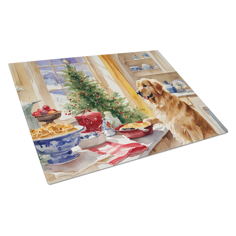 Planche à découper en verre Golden Retriever
