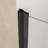 28"X 72" Pivot Shower Door, Aluminum Frame, Half Frame ,1/4"(6Mm) Tempered Glass Explosion Proof Film,Stainless Steel Handle-126145858