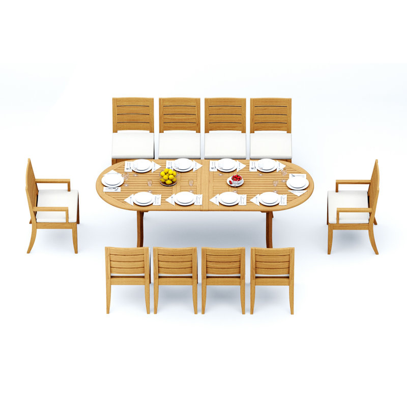 Atnas Outdoor - Piece Teak Dining Set, 10