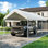 Abri d'auto portatif robuste 10 x 20 pi, garages et abris portatifs à cadre galvanisé