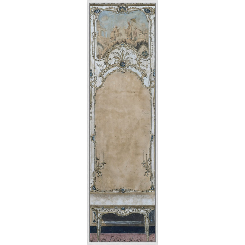 Palace of Caserta Triptych 2' Framed Print