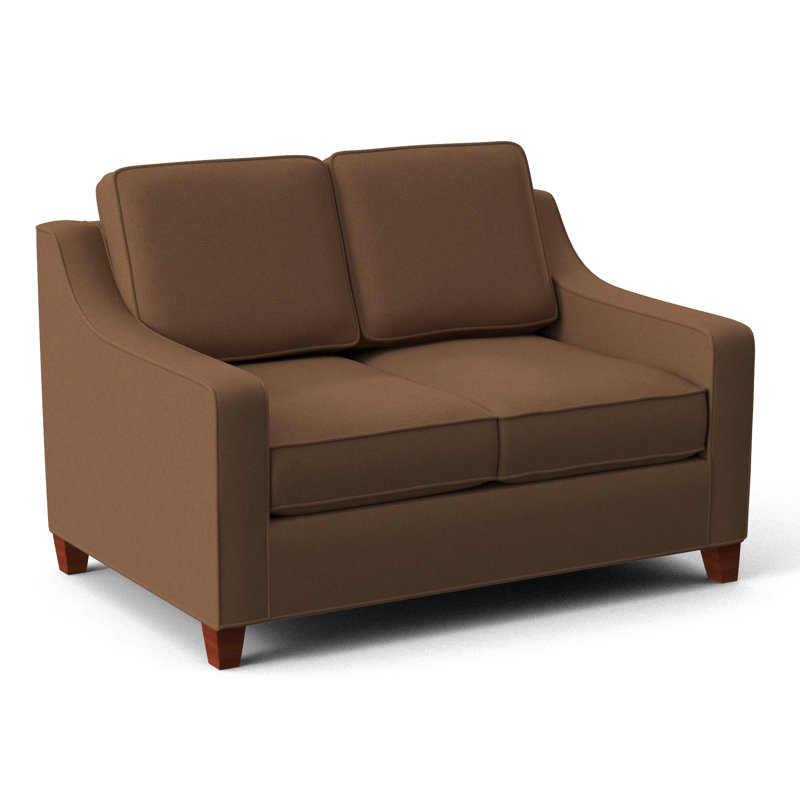 Clark 54" Square Arm Sofa Bed, BM Cherry, Archetype Quartz