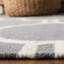 Tapis gris / ivoire en laine tissé à la main et à plat Rodgers-842516819