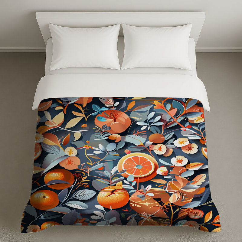 Housse de couette Oranges Bedding, Très grand lit