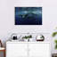 Baleines à bosse sur toile-1078703534