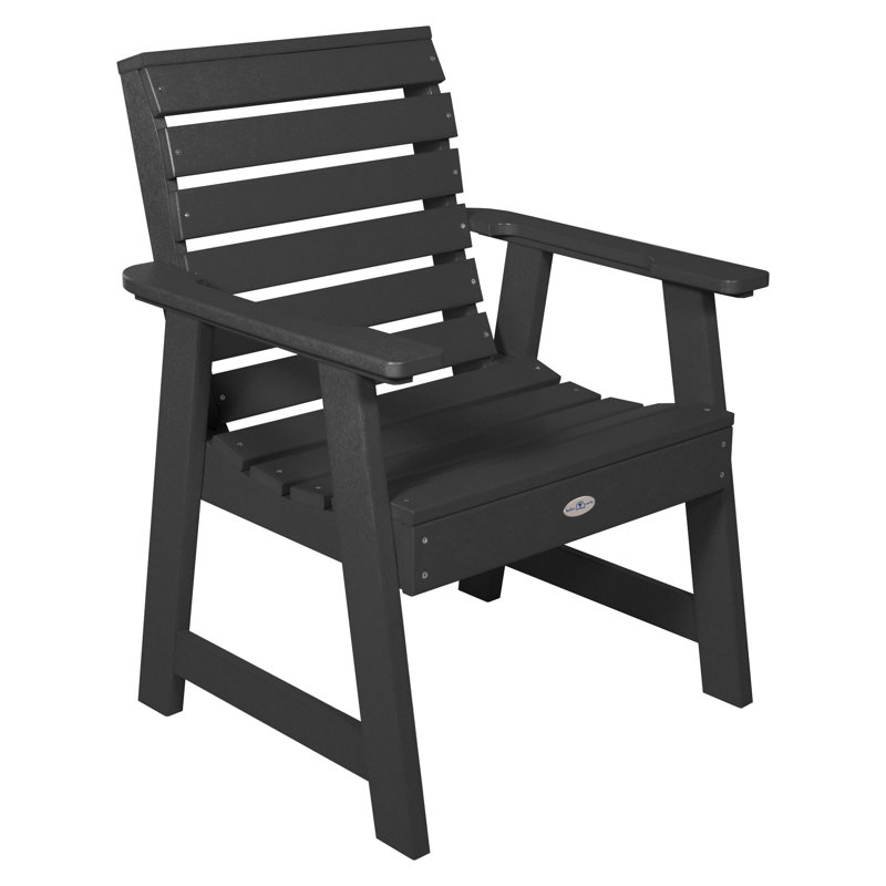 Delene Outdoor Lounge Chair, Black Sand
