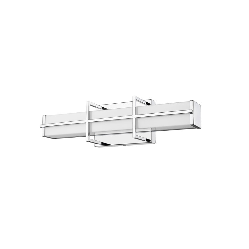 Klowie Dimmable LED Bath Bar, Chrome
