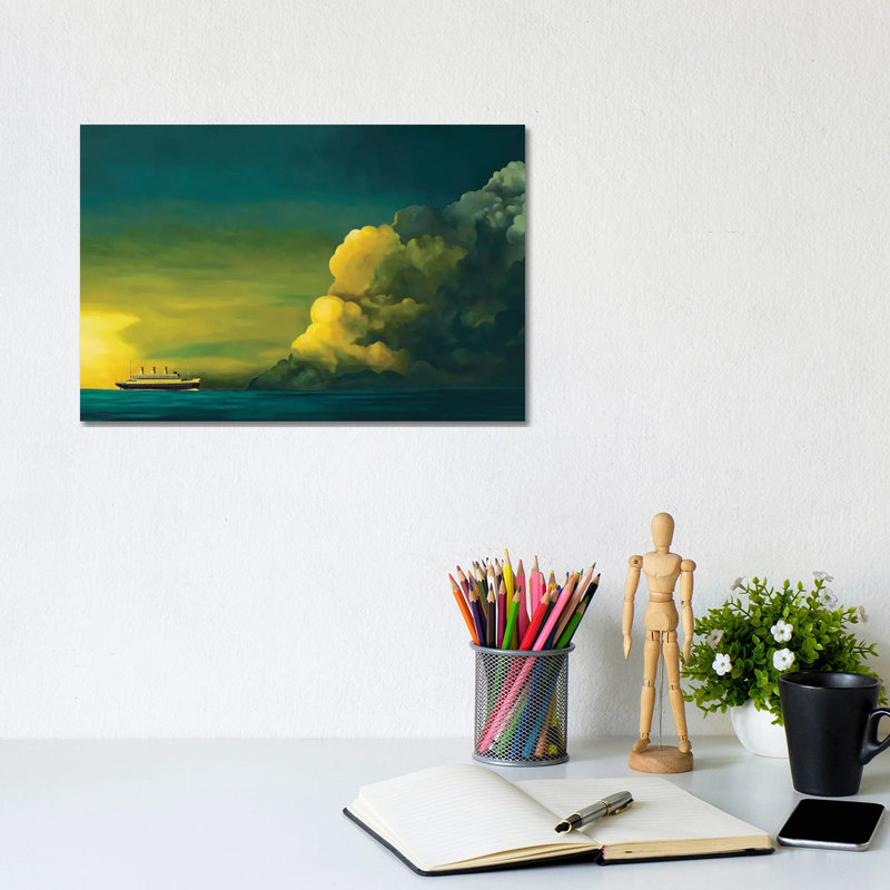 Uncertain Outcome by Ross Jones - Wrapped Canvas Painting, 20.32 cm H x 30.48 cm W