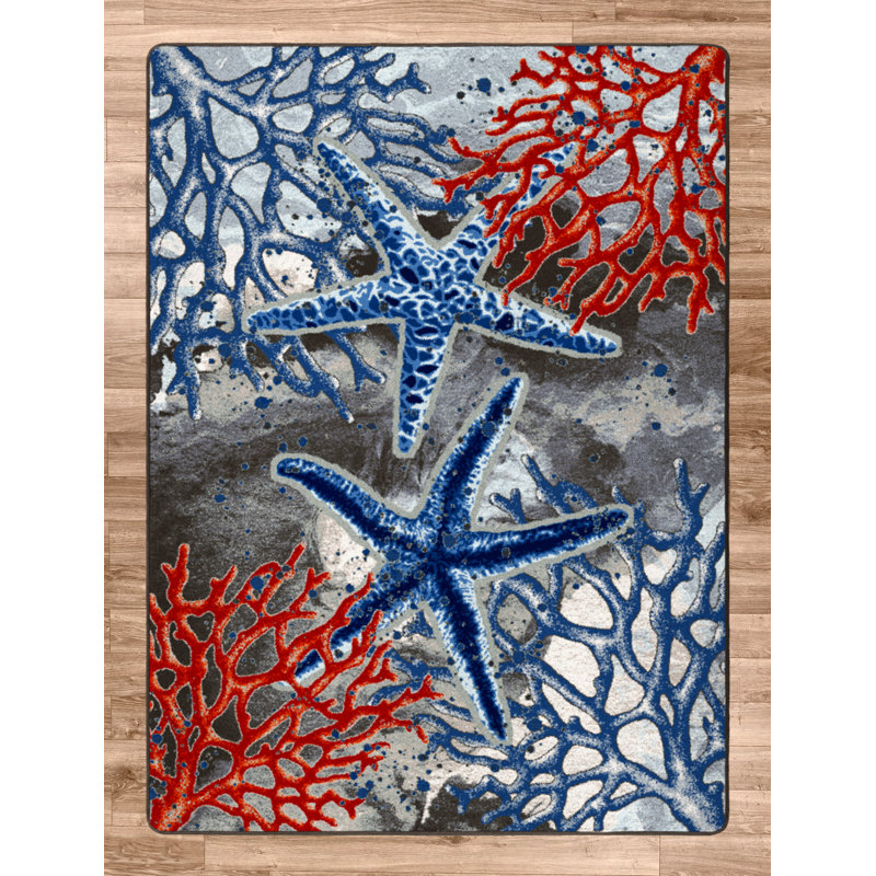 Tapis bleu Aziz, Rectangle 8 pi x 11 pi
